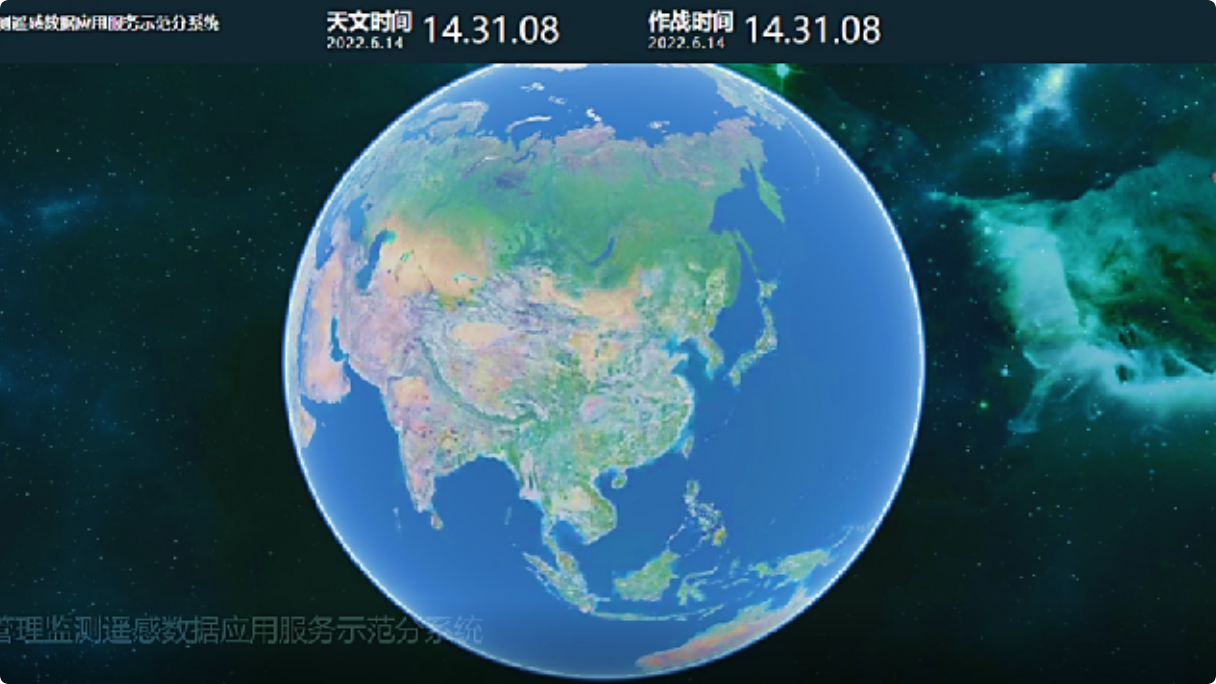 数字地球,系统展示