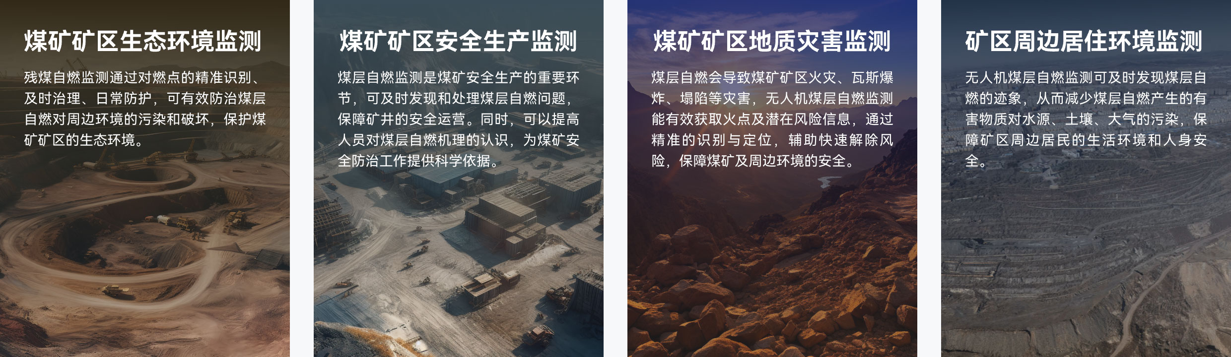 生态环境监测,安全生产监测,地质灾害监测,居住环境监测