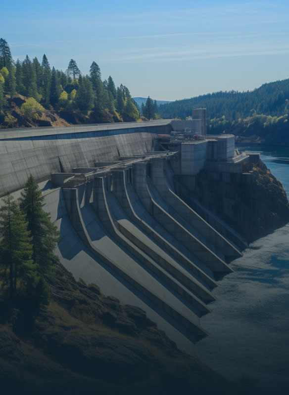 水利工程建设大坝图