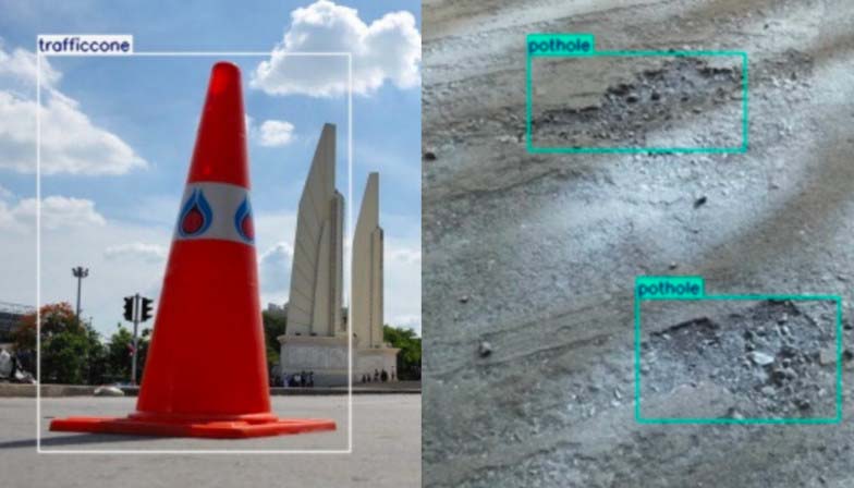 路面障碍物检测