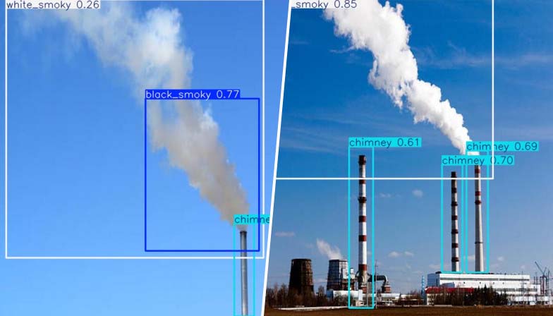 无人机烟囱识别