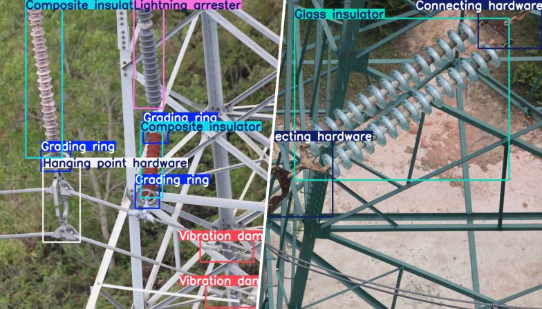 电线杆/塔部件检测